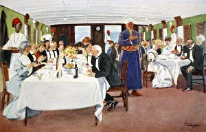Service Industry Prints: The After-dinner Speech, 1908. Artist: Lance Thackeray