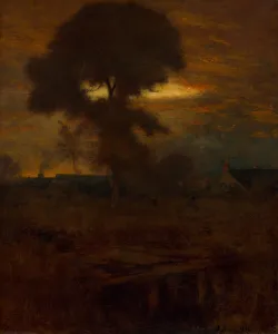 Rooftops Gallery: Afterglow, 1893. Creator: George Inness