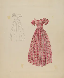 Afternoon Dress, c. 1937. Creator: Ray Price Afternoon Dress, c. 1937. Creator: Ray Price