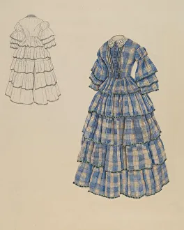Afternoon Dress, c. 1937. Creator: Ray Price
