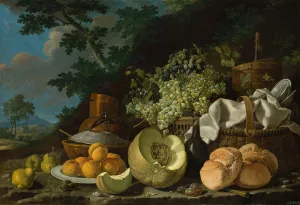 Luis Prints: The Afternoon Meal (La Merienda), ca. 1772. Creator: Luis Melendez