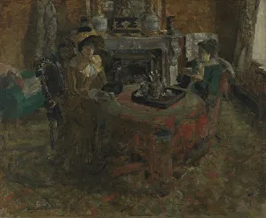 Etiquette Prints: Afternoon in Ostend, 1881. Creator: James Ensor
