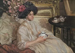 1917 Gallery: Afternoon Tea, 1917. Creator: Fearon, Hilda (1878-1917)