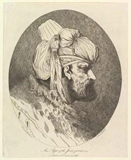 Mortimer Prints: An Aga of the Janizaries, July 19, 1779. Creator: Robert Blyth