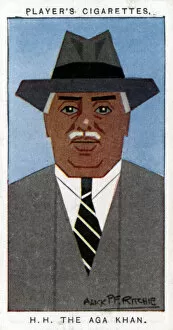 Alick Pf Gallery: Aga Khan III (Mohammed Shah), Leader of the Ismailis, 1926.Artist: Alick P F Ritchie