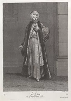 Aga, ou Gentilhomme Turc, 1714-15. Creator: Unknown