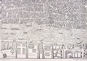 Agas Map of London, c1561