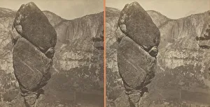Watkins Carleton Emmons Prints: Agassiz Column from Glacier Point Trail, Yosemite, 1861 / 76