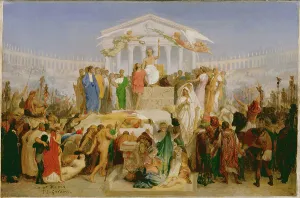 The Age of Augustus, the Birth of Christ, about 1852-1854. Creator: Jean-Leon Gerome