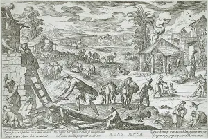 The Age of Copper, 1599. Creators: Antonio Tempesta, Nicolaus van Aelst