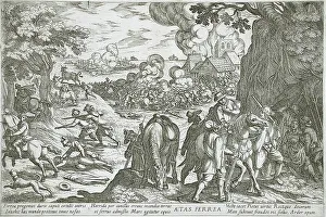The Age of Iron, 1599. Creators: Antonio Tempesta, Nicolaus van Aelst