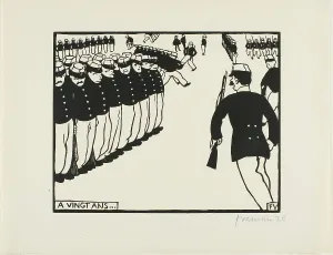 Recruits Prints: At the Age of Twenty... 1894. Creator: Félix Vallotton