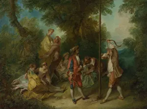 Archers Prints: The Four Ages of Man: Maturity, ca 1735. Artist: Lancret, Nicolas (1690-1743)