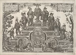 The Eleven Ages of Man, mid 17th century. Creator: Gerhard Altzenbach