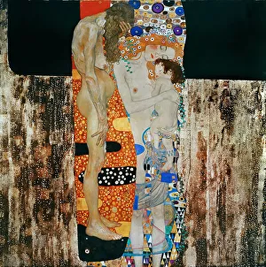 Depts Prints: The Three Ages of Woman, 1905. Creator: Klimt; Gustav (1862-1918)