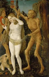 Baldung Baldung Grien Prints: Three Ages of the Woman and the Death