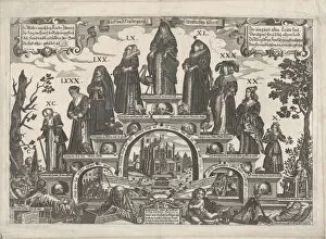 Dying Gallery: The Eleven Ages of Woman, mid 17th century. Creator: Gerhard Altzenbach