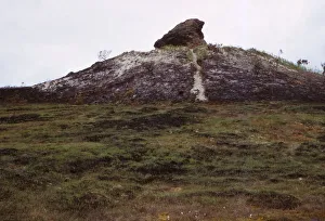 Sedimentary Rock Prints: The Agglestone on Godlingstone Heath, Dorset, 20th century. Artist: CM Dixon