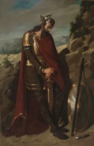 Agila Prints: Agila I, Visigothic King, 1856. Artist: Puebla Tolin, Dioscoro Teofilo (1831-1901)