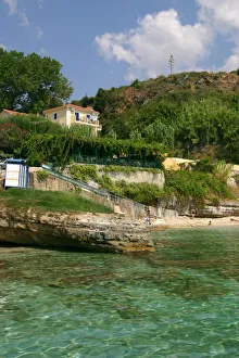 Ionian Islands Prints: Agios Thomas Beach, Kefalonia, Greece