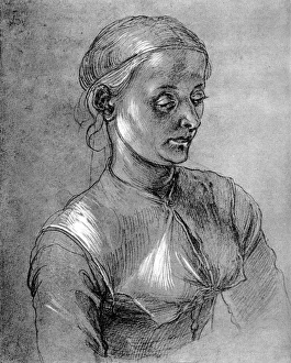 Agnes Collection: Agnes, 1497, (1936). Artist: Albrecht Durer