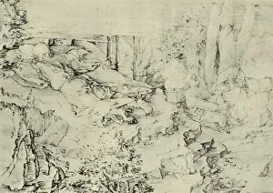 Gethsemane Gallery: Agony in the Garden, 1521, (1943). Creator: Albrecht Durer