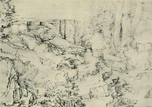Mount Olivet Prints: Agony in the Garden, 1521, (1943). Creator: Albrecht Durer