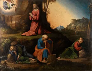 Garafano Benvenuto Da Prints: The Agony In The Garden, 1524. Creator: Benvenuto Tisi da Garofalo