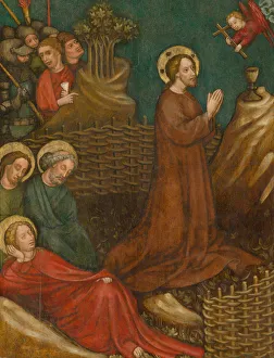 Loyalty Prints: The Agony in the Garden, c. 1420. Creator: Austrian master (active ca. 1440-1450)