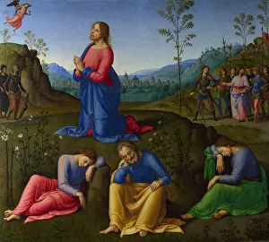 The Agony in the Garden, c. 1502-1503. Artist: Lo Spagna, (Giovanni di Pietro) (1450-1528) The Agony in the Garden, c. 1502-1503. Artist: Lo Spagna, (Giovanni di Pietro) (1450-1528)