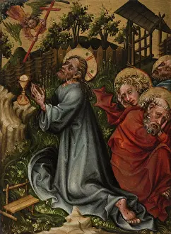 Disciples Prints: The Agony in the Garden, c1440. Creator: Master of the Wiener Neustadt Altar