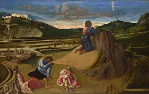 The Agony in the Garden, ca 1465. Artist: Bellini, Giovanni (1430-1516) The Agony in the Garden, ca 1465. Artist: Bellini, Giovanni (1430-1516)