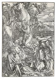 Durer Gallery: The Agony in the Garden, from the series 'The Great Passion', c. 1496