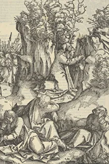 Gethsemane Prints: The Agony in the Garden, from Speculum passionis domini nostri Ihesu Christi, 1507