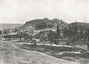 Acropolis Gallery: The Agora and Acropolis, Athens, Greece, 1895. Creator: Unknown