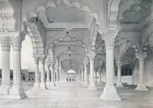 Akbar The Great Gallery: Agra. The Dewan-i-am, or Hall of Public Audience, c1910. Creator: Unknown