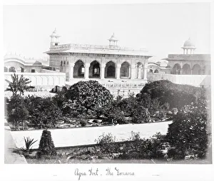 Bourne Samuel Prints: Agra Fort, The Lenana, Late 1860s. Creator: Samuel Bourne