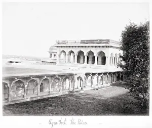 Bourne Samuel Prints: Agra Fort, The Palace, Late 1860s. Creator: Samuel Bourne