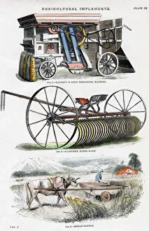 Agricultural implements, 19th century