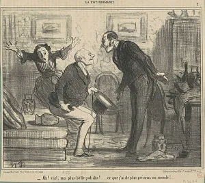 Ah! Ciel, ma plus belle potiche!... 19th century. Creator: Honore Daumier
