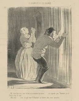 Looking Through Prints: Ah! Mon dieu on a mis le feu a la maison du voisin