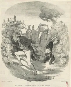Grape Picking Prints: Ah! Saperlotte!... Le raisin n'est pas bon cette année!