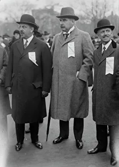 Bankers Prints: A.H. Wiggin & J.P. Morgan, 25 Oct 1917. Creator: Bain News Service