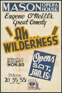 Administration Works Progress Prints: Ah, Wilderness!, Los Angeles, 1938. Creator: Unknown