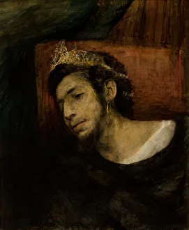 Gottlieb Prints: Ahasuerus, 1876. Artist: Gottlieb, Maurycy (1856-1879)