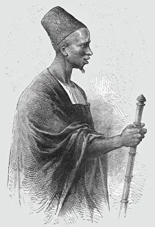 West Africa Prints: Ahmadou, King of Segou; Journey from the Senegal to the Niger, 1875. Creator: Unknown