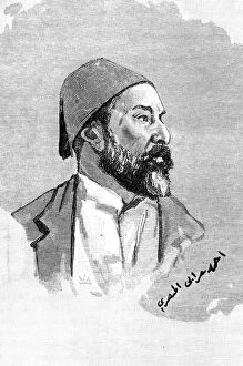 Ahmed Orabi Pasha, Egyptian general and rebel, 1900. Artist: Frederic Villiers