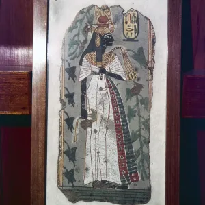 Ahmes-Nefertari, Wallpainting from a tomb of Thebes c1200BC Ahmes-Nefertari, Wallpainting from a tomb of Thebes c1200BC