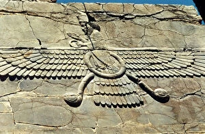 Takht E Jamshid Gallery: Ahura Mazda, Persepolis, c500 BC