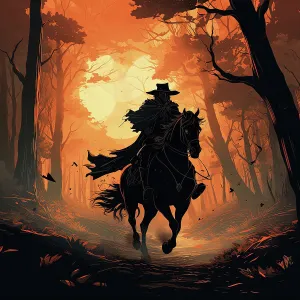 Poacher Prints: AI IMAGE - Dick Turpin, 1730s, (2023). Creator: Heritage Images